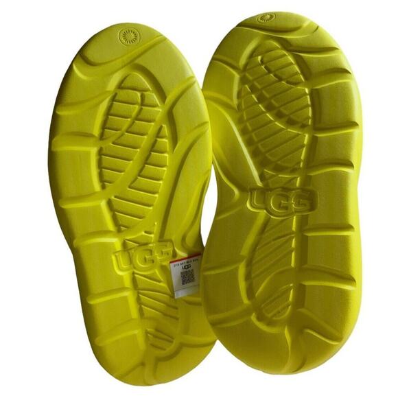 UGG Sandals Sport Yeah Clog Slip On Sliders Women's Shoes Size 8 Yellow Shoes - Picture 10 of 12